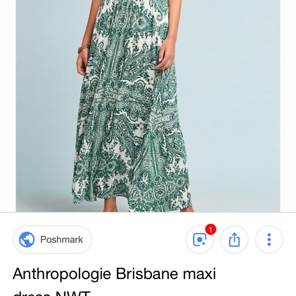 Anthropology Brisbane Maxi Dress XS